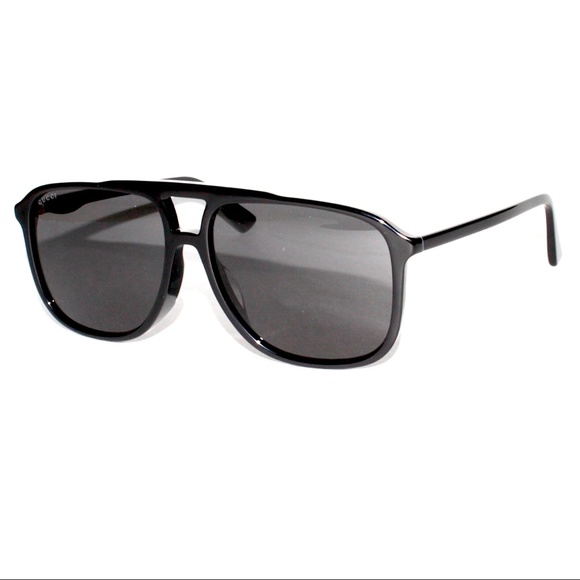 Gucci-GG0262SA-001-60-15-Black-Pilot-Sunglasses
